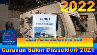 2022 Fendt Bianco 515 SGE Walkaround Caravan Salon Düsseldorf 2021 [upl. by Nevaj]