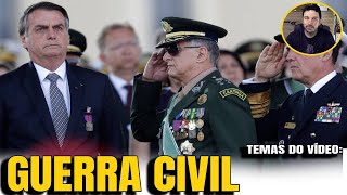 1 GUERRA CIVIL GENERAL FALA DA AMEAÇA BOLSONARO EXPÕE TUDO VAZA AUDIO [upl. by Seligman]