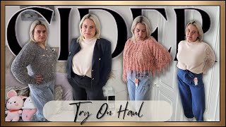 HUGE CIDER CLOTHING TRY ON HAUL SIZE 14 JANUARY 2024 Obsessed  Clare Walch [upl. by Leicam]