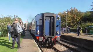 60007 Sir Nigel Gresley Arrivals Horsted Keynes from East Grinstead [upl. by Nesral100]