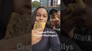 Phillys Seattle Washington foodie phillycheese cheesesteak foodreview seattlefoodie seattle [upl. by Nana356]