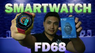 Review Smartwatch FD68  RELOJ DEPORTIVO BARATO [upl. by Aramaj]