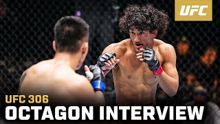 Raul Rosas Jr Octagon Interview  UFC 306 [upl. by Standford]