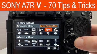 NEW Sony a7R V  70 Tips amp Tricks amp Settings [upl. by Eelac957]