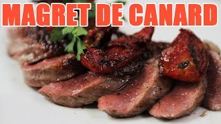 Magret de canard aux tomates confites et au vinaigre de framboise [upl. by Lashondra]