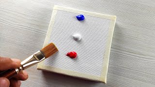 Easy Painting Idea on small canvas 31  Mini Canvas painting  Acrylic painting idea 2 [upl. by Andra]