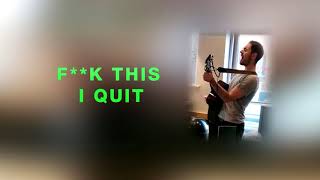 Guy Quits Starbucks  Job Quitting Song  Studio Version [upl. by Hairej942]