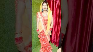 Chunri wali saree par dupatta Kaise set Karen new style youtube shortlike subscribe￼ [upl. by Bibeau]