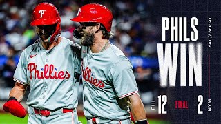 Phillies vs Mets Game Highlights 92024  MLB Highlights [upl. by Ellinej997]