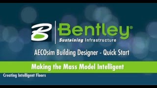 AECOsim Building Designer A02 Making the Mass Model Intelligent [upl. by Amer735]