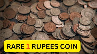 RareScare 1 Rupees Coin  Hyderabad and Noida Mint 1983 84 85 86 87 88 89 90 and 1991 [upl. by Entsirhc]