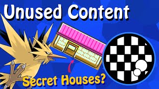 Unused Content Pokemon Generation Two Kanto Legendaries  Secret House PART 1 [upl. by Nabois]