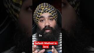 Why is Default method require in Java  javacodinginterview [upl. by Conchita]