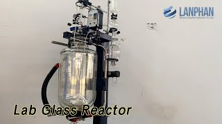 Lifting Lab Glass Reactor 50L Double Jacketed Crystallization [upl. by Nahsrad]