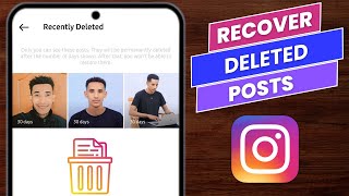 How to Recover Recently Deleted Posts on Instagram 2024  recently deleted instagram [upl. by Clova]