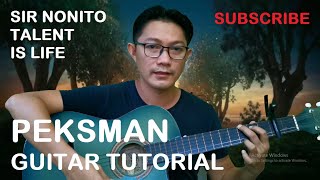 PEKSMAN  Guitar Tutorial for Beginners [upl. by Zandt]