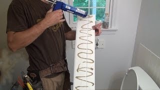 How to PVC Wainscotting Installation [upl. by Reaht]