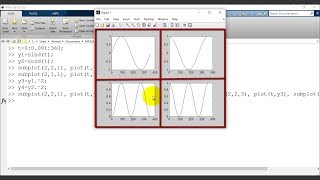 Subplots In MATLAB [upl. by Kciwdahc]