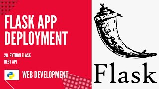 How to Deploy a Python Flask application to Heroku Build a Python Flask REST API with JWT 20 [upl. by Luke]