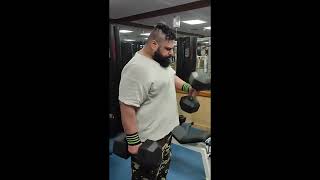 Iranian Hulk workout and training Iranian hulk VS Martyn Ford [upl. by Bay]