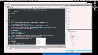 How To Create A HTML Form In Dreamweaver CC [upl. by Annoyt]