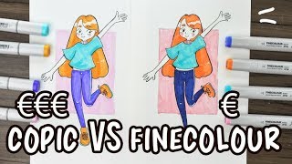 Better than Copic Markers  Finecolour Marker Review [upl. by Leighton]