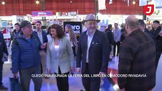 🔵 Quedó INAUGURADA LA FERIA DEL LIBRO 📚 en Comodoro Rivadavia [upl. by Nahtad]