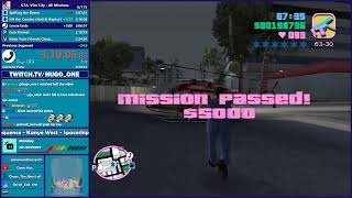 GTA Vice City All Missions Speedrun [upl. by Neelahtak542]