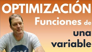 🔥 Optimización de FUNCIONES de Una VARIABLE [upl. by Neehsas]