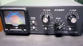 COMET CAT 300 Antenna Tuner Review [upl. by Esele]