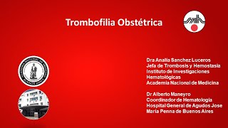 Trombofilia y Obstetricia [upl. by Gustav755]