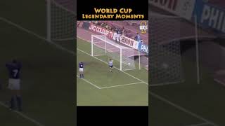 Claudio Caniggia kills the record from Zenga Argentina vs Italy World Cup 1990  Shorts [upl. by Enrev]