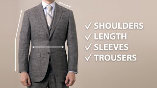 How a Suit Should Fit 2022 Guide [upl. by Dajma979]