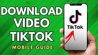 How To Download Video From TikTok App  Simple Guide [upl. by Anibur894]