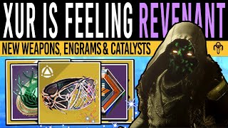 Destiny 2 XURS NEW EXOTICS amp WEEKLY WEAPONS Catalysts Exotics Engrams amp Armor 11th Oct [upl. by Bouley]