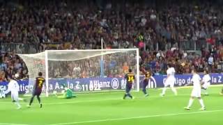 Cristiano Ronaldo calma goal in Camp Nou through a personal camera [upl. by Aihcrop]