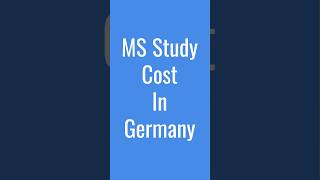 Study cost in Germany  Study in Germany puneuniversity puneeducation governmentfunding [upl. by Windsor]