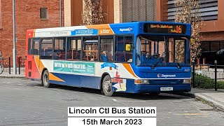 Buses at Lincoln Central 15032023 [upl. by Gentilis]