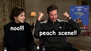 Timothee Chalamet and Armie Hammer being an Old Married Couple [upl. by Beau]