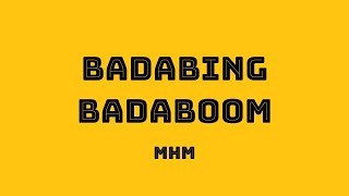 Badabing Badaboom  Mars Haus Music [upl. by Einimod]