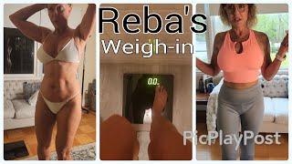 😗First Week Weighin 😗 Reba Fitness Journey at age 60 [upl. by Ddarb]