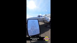 93M Citation CJ3 Private Jet Quick Tour  NBAA Show Orlando shorts [upl. by Cathleen798]