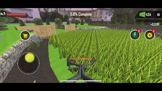 Virtual Lawn Care Mowing the Perfect Lawn cartoonverse lawncare machine grass gaming [upl. by Botsford]