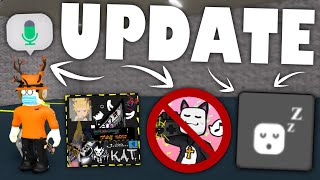 KAT GOT A NEW UPDATE ALL NEW CHANGES EXPLAINED Roblox [upl. by Leiuqeze]