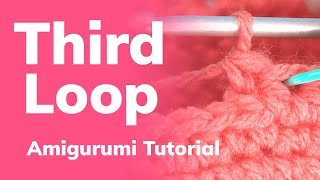 How to Crochet Into the Third Loop for Amigurumi [upl. by Petty]