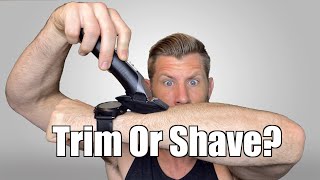 Trimming or Shaving Your Arm and Leg Hair  What is The Best Solution [upl. by Lemra929]