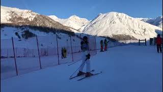 Mottolino Livigno Ski Area Giorgio Rocca slope by Mauro Bertoletti 🇮🇹👍 [upl. by Rolph782]