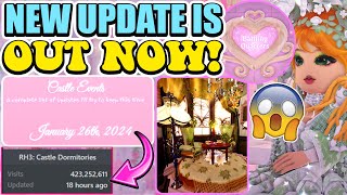 NEW ROYALE HIGH UPDATE OUT NOW New School CLASS Updates DORMS UPDATED amp More 🏰 ROBLOX [upl. by Noell839]