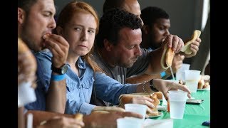 Hot dog eating contest at Richmond County Fair 2016 [upl. by Lari]