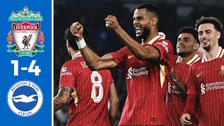 Liverpool vs Brighton 41 Highlights amp All Goals  EA FC 25 [upl. by Etteneg900]